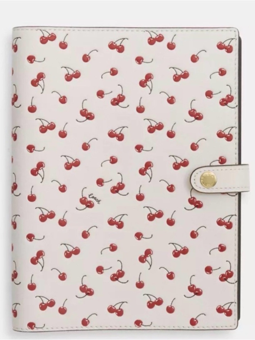 BRAND NEW WITH TAGS COACH Notebook With CHERRIES
